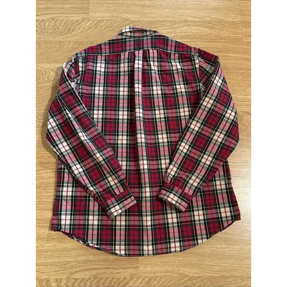 Polo Ralph Lauren Shirt Men's XL Classic Fit Multicolor Plaid Oxford Preppy EUC